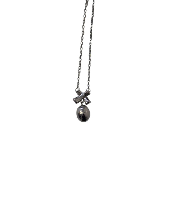 Swarovski oorbellen en halsketting sieradenset met rode kristallen. - Image 5