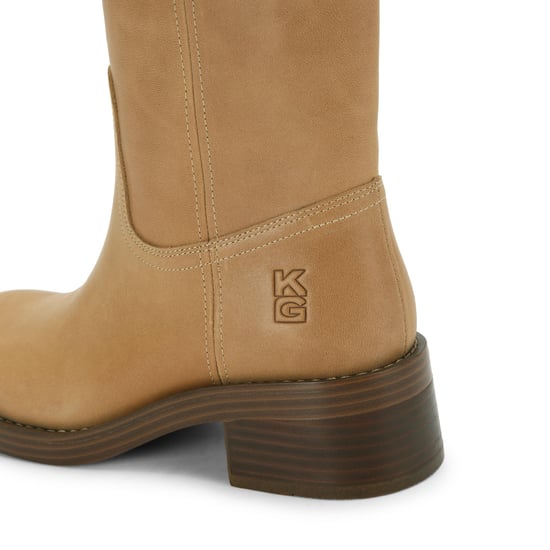 KG Kurt Geiger Leather Stint Boots - Image 4