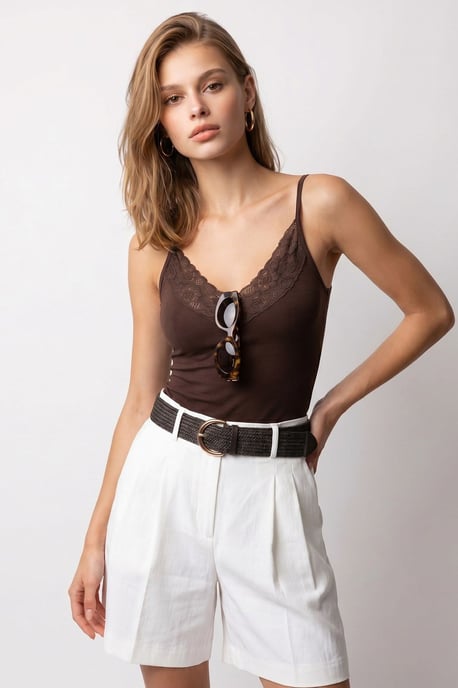Fitted Viscose Kant Camitop - Image 4
