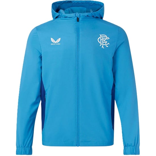 Castore Rangers FC Trainingsjack voor Kinderen (Blauw/D donkerblauw) - Image 1