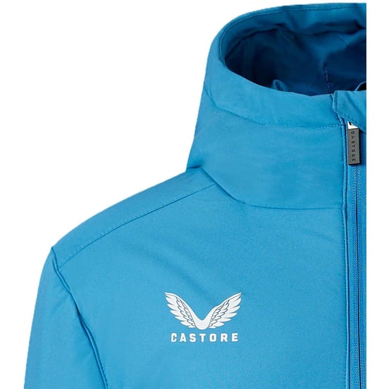 Castore Boys Rangers FC gewatteerde jas (Blauw/Donkerblauw) - Image 3