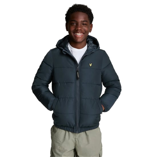 Lyle & Scott Gewatteerde donsjas voor kinderen (Marine) - Image 1