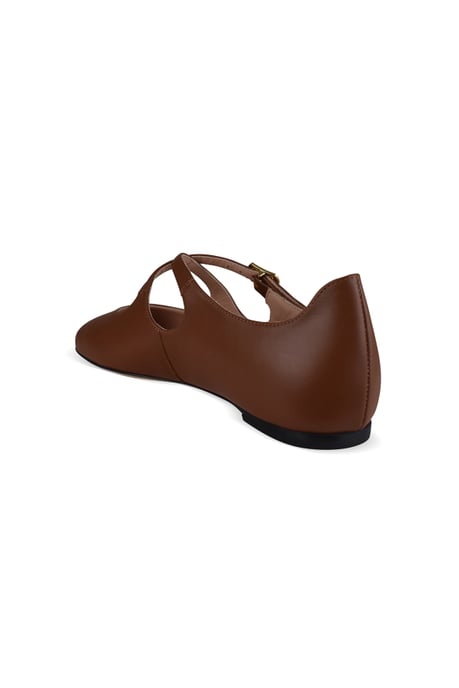 Bally BALLYRINA Flats Brown - Image 3