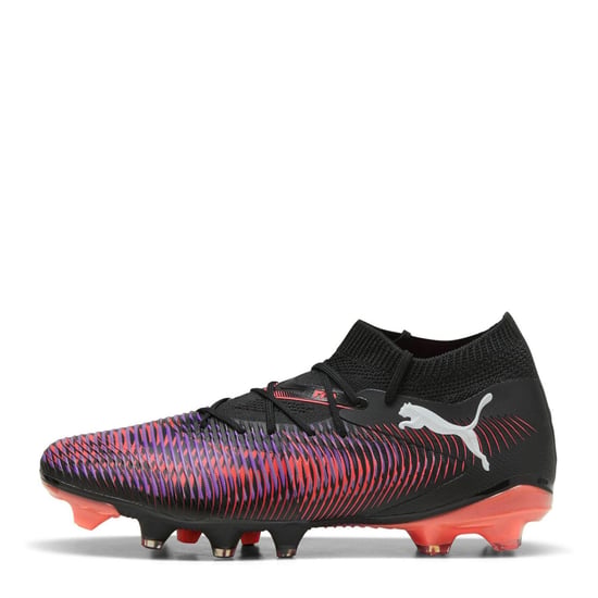 Puma Future 8 voetbalschoenen voor dames, nauwsluitende pasvorm, voor kunstgras (Zwart/Paars) - Image 2