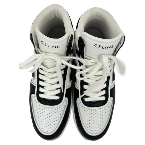 Celine Trainer CT-01 Höga Sneakers i Svart Läder - Image 4