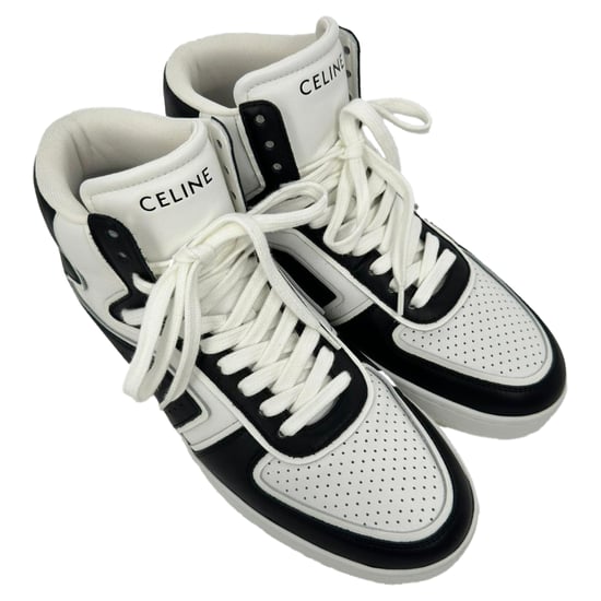 Celine Trainer CT-01 Höga Sneakers i Svart Läder - Image 5