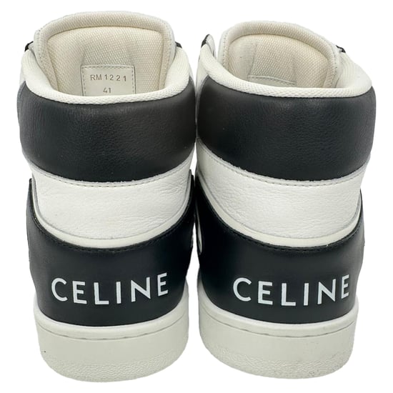 Celine Trainer CT-01 Höga Sneakers i Svart Läder - Image 6