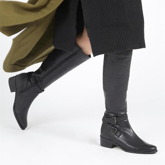Jones Bootmaker Phoebe Wide Calf Fit Leather Knee Boots - Image 6