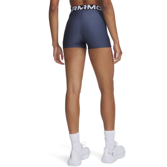 Under Armour Dames/Dames HeatGear Compressieshort (Vorstgrijs) - Image 2