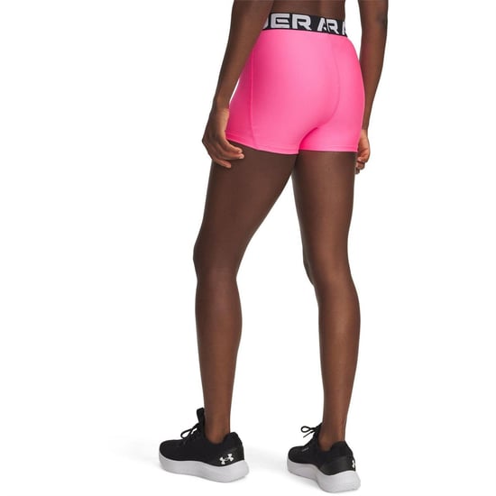 Under Armour Womens/Ladies HeatGear Compression Shorts (Pink) - Image 2