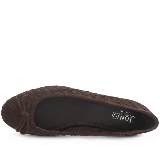 Jones Bootmaker Orta Leather Woven Pumps - Image 4
