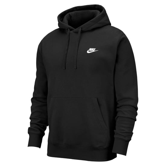 Nike Mens Club Fleece Pullover Hoodie (Svart) - Image 1