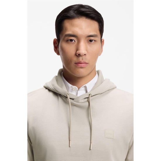 Boss Heren Wetalk Pullover Hoodie (Grijs) - Image 4