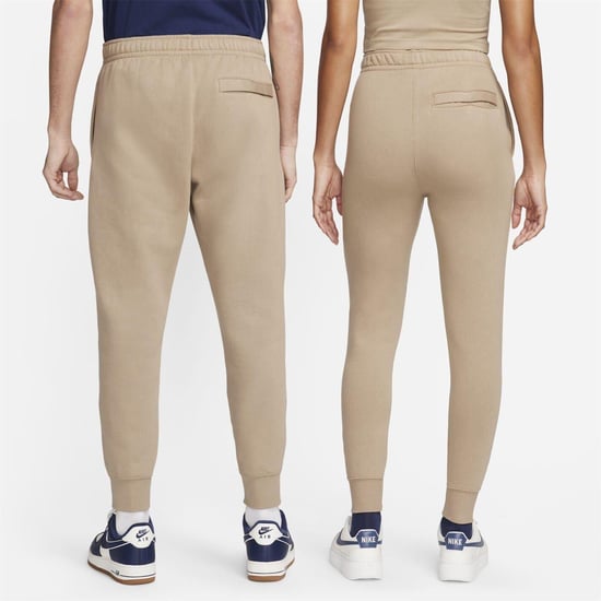 Nike Heren Sportswear Club Fleece Joggingbroek (Khaki Bruin/Wit) - Image 3