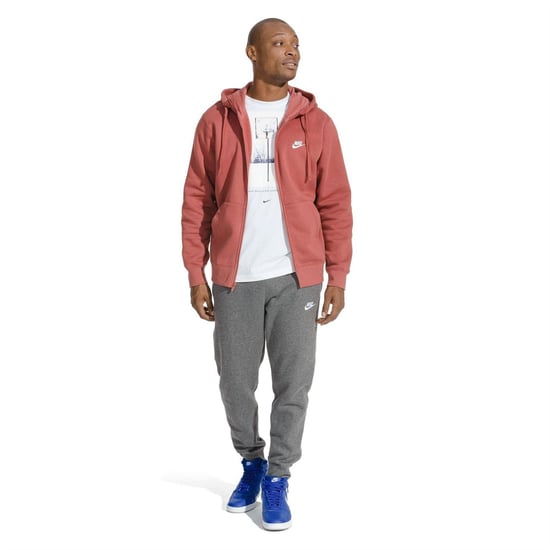 Nike Heren Sportswear Club Fleece Joggingbroek (Donkergrijze heide) - Image 5