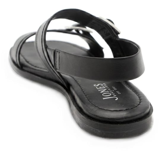 Jones Bootmaker Haniya Leather Dual Buckle Fasten Sandals - Image 3