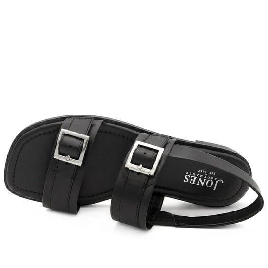 Jones Bootmaker Haniya Leather Dual Buckle Fasten Sandals - Image 4