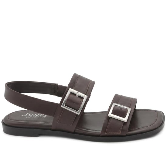 Jones Bootmaker Haniya Leather Dual Buckle Fasten Sandals - Image 2
