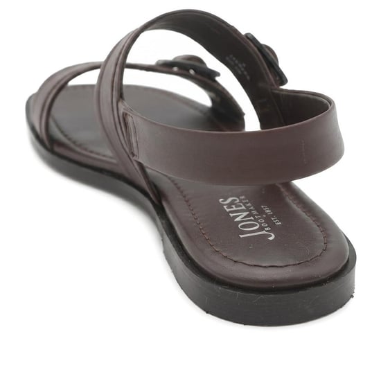 Jones Bootmaker Haniya Leather Dual Buckle Fasten Sandals - Image 3
