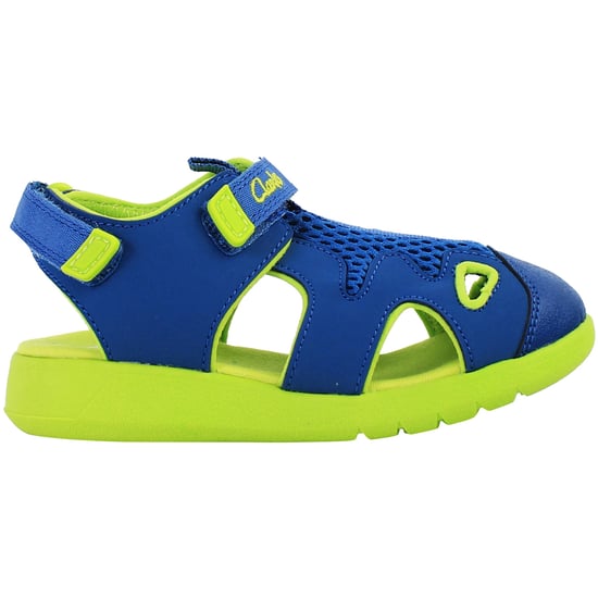Clarks Ezera Sea Kids Blue Sandals - Image 1