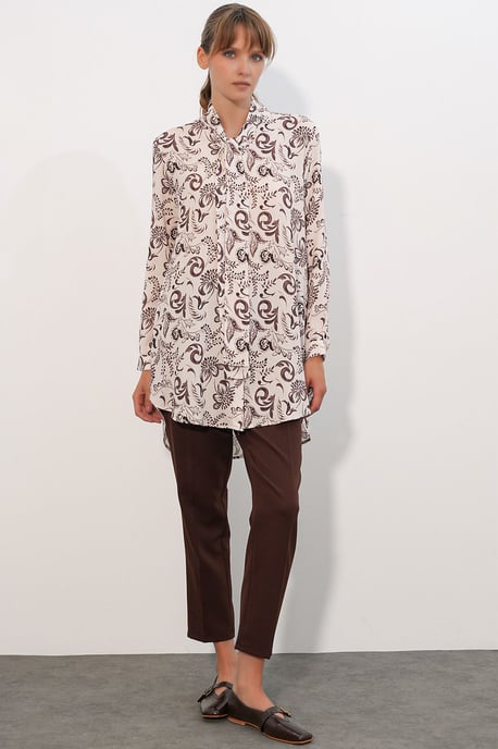 Lange Bloemige Viscose Blouse - Image 2