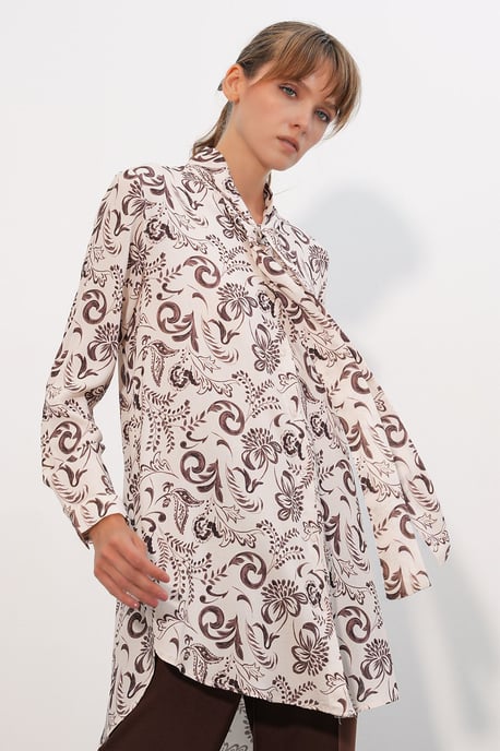 Lange Bloemige Viscose Blouse - Image 3