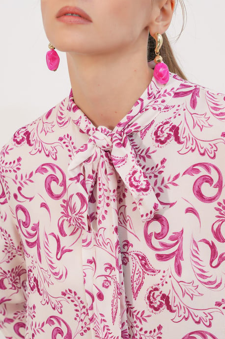 Lange Bloemen Viscose Overhemd - Image 4