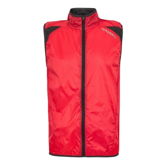 Diadora Mannenvest zonder mouwen met trechterhals (Tomatenrood) - Image 1