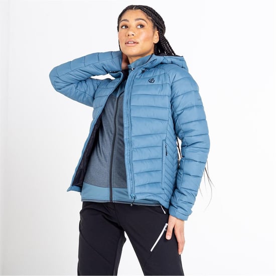 Women's Dare 2b Era Waterproof Jacket in BlueStn/Orin - Image 3