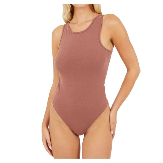 Brave Soul Dames/Dames Jersey Body (Donkere Taupe) - Image 2