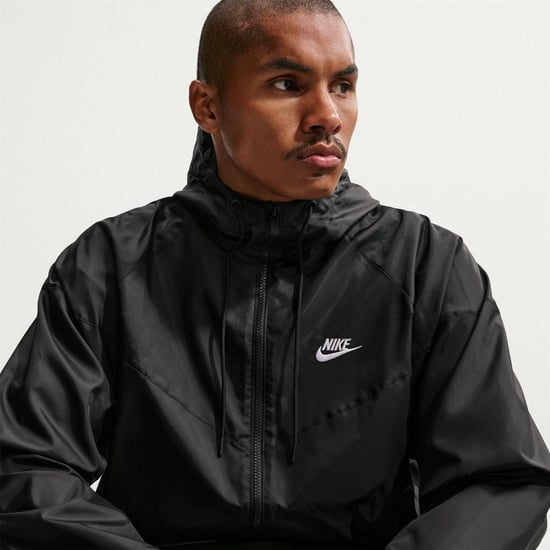 Nike Windrunner-jacka för herrar (Jet Black/White) - Image 5