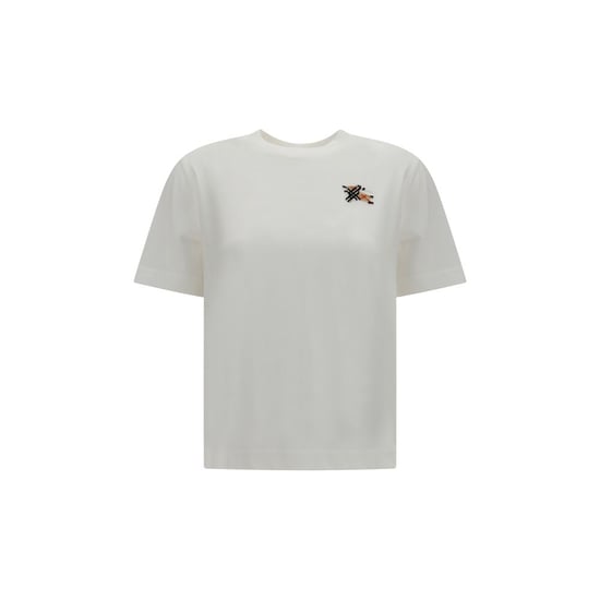 Burberry White Cotton T-Shirt - Image 1