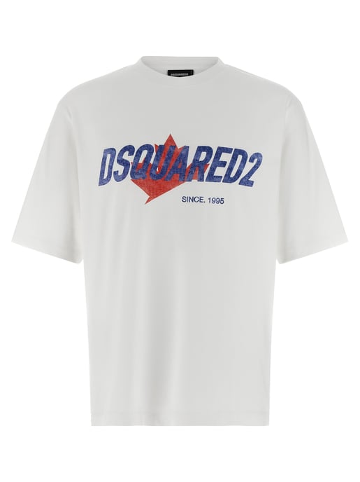 Dsquared² White Cotton T-Shirt - Image 1