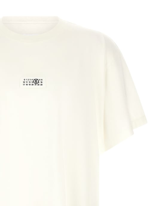MM6 Maison Margiela White Cotton T-Shirt - Image 3