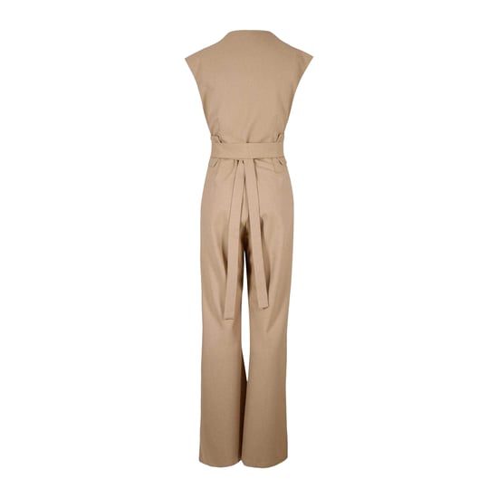 Odd Muse Dames/Dames Jumpsuit met Strikband (Kameel) - Image 3