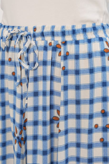 High-Waist Plaid Maxi Skirt - Image 5