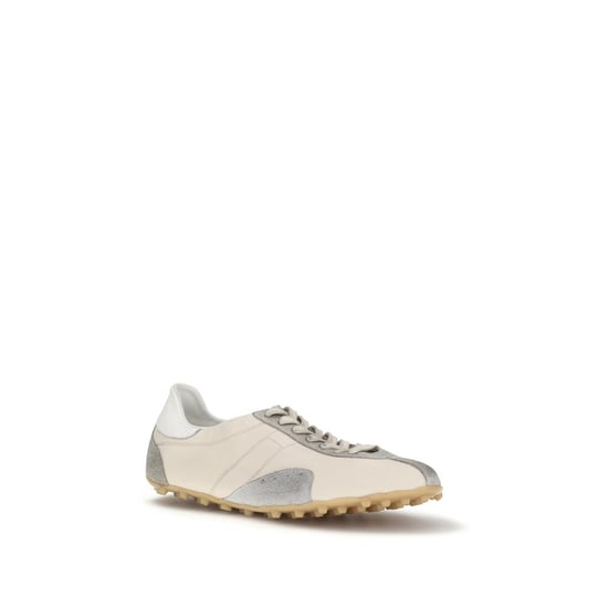 Maison Margiela Beige Kalfsleren Bos Taurus Sport Sneakers - Image 2