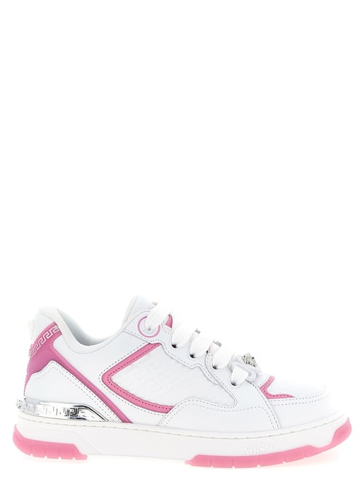 Versace Mehrkleurige Kalfsleer Sport Sneakers - Image 1