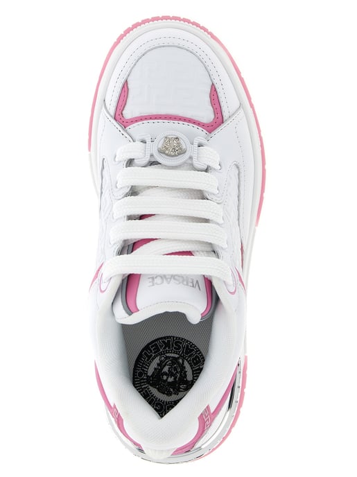 Versace Mehrkleurige Kalfsleer Sport Sneakers - Image 4