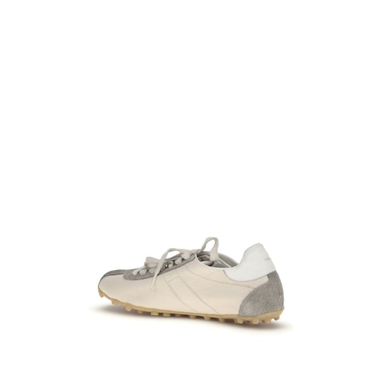 Maison Margiela Beige Geitenhuid Atletieksneakers - Image 3