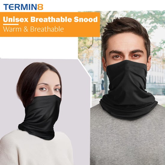 Termin8 Unisex Winter Snood - Black - Image 1