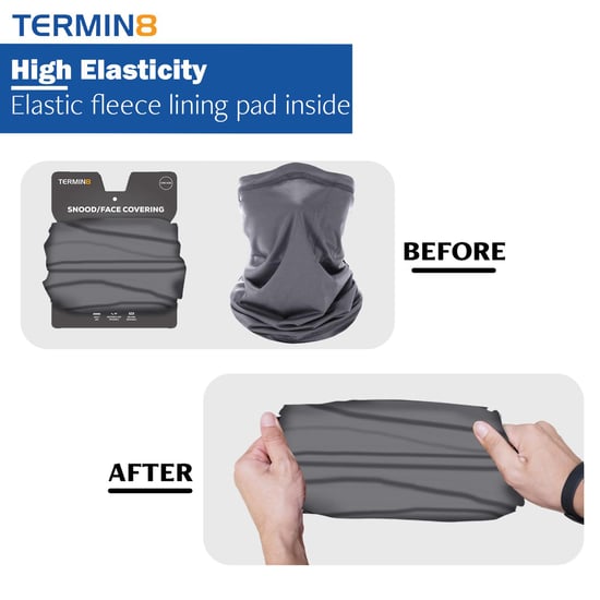 Termin8 Winter Snood – Dark Grey - Image 4