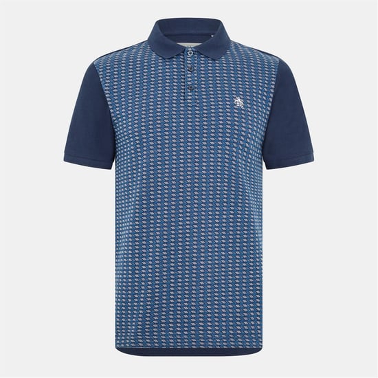 Men's Original Penguin Regular Fit Short Sleeve Shirt in Yale - Image 1