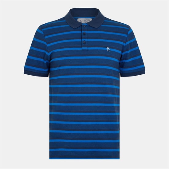 Men's Original Penguin Bbl Stp Regular Fit Polo Shirt in Yale - Image 1