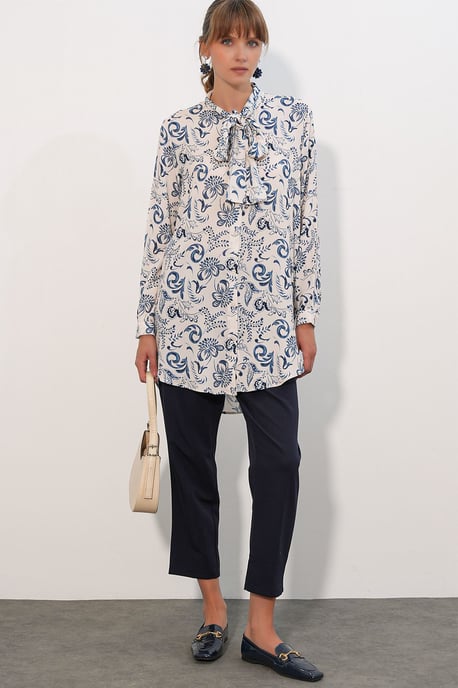 Lange Bloemen Viscose Shirt - Image 2