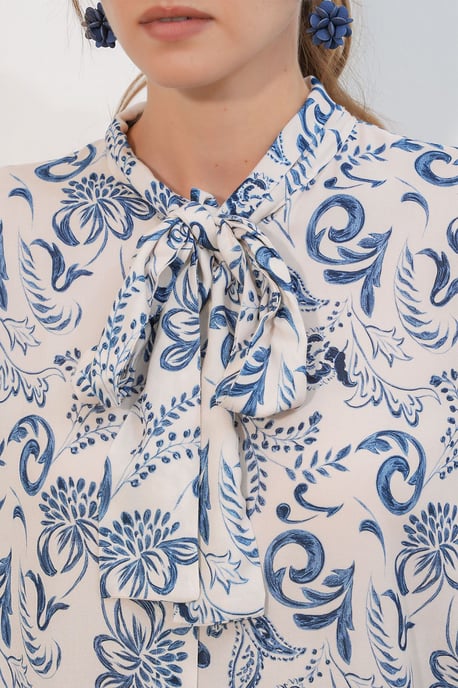 Lange Bloemen Viscose Shirt - Image 4