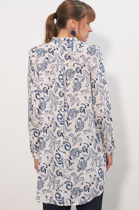 Lange Bloemen Viscose Shirt - Image 5