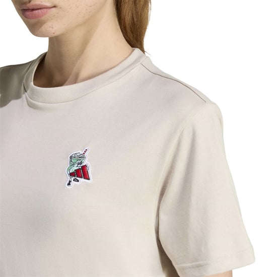 Women's adidas Sft Sport T in White - Image 5