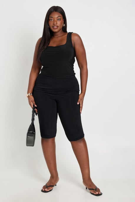 Plus Knot Detail Capri Pant - Image 3