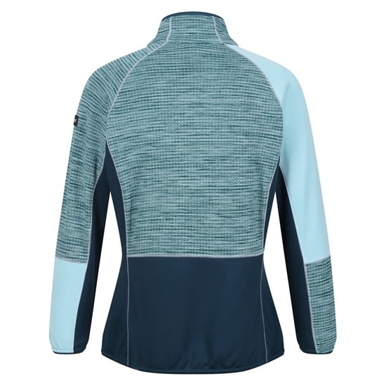 Women's Regatta Yare vii Stripe Patterned Softshell Jacket in Glfstr/SeaHz - Image 2